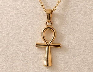 Gold Ankh Necklace